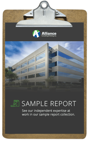 Alliance provide detailed reports after a roof inspection.