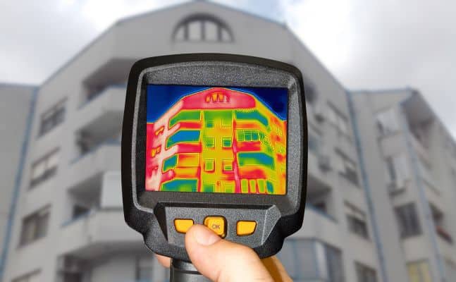 thermal imaging roof detection